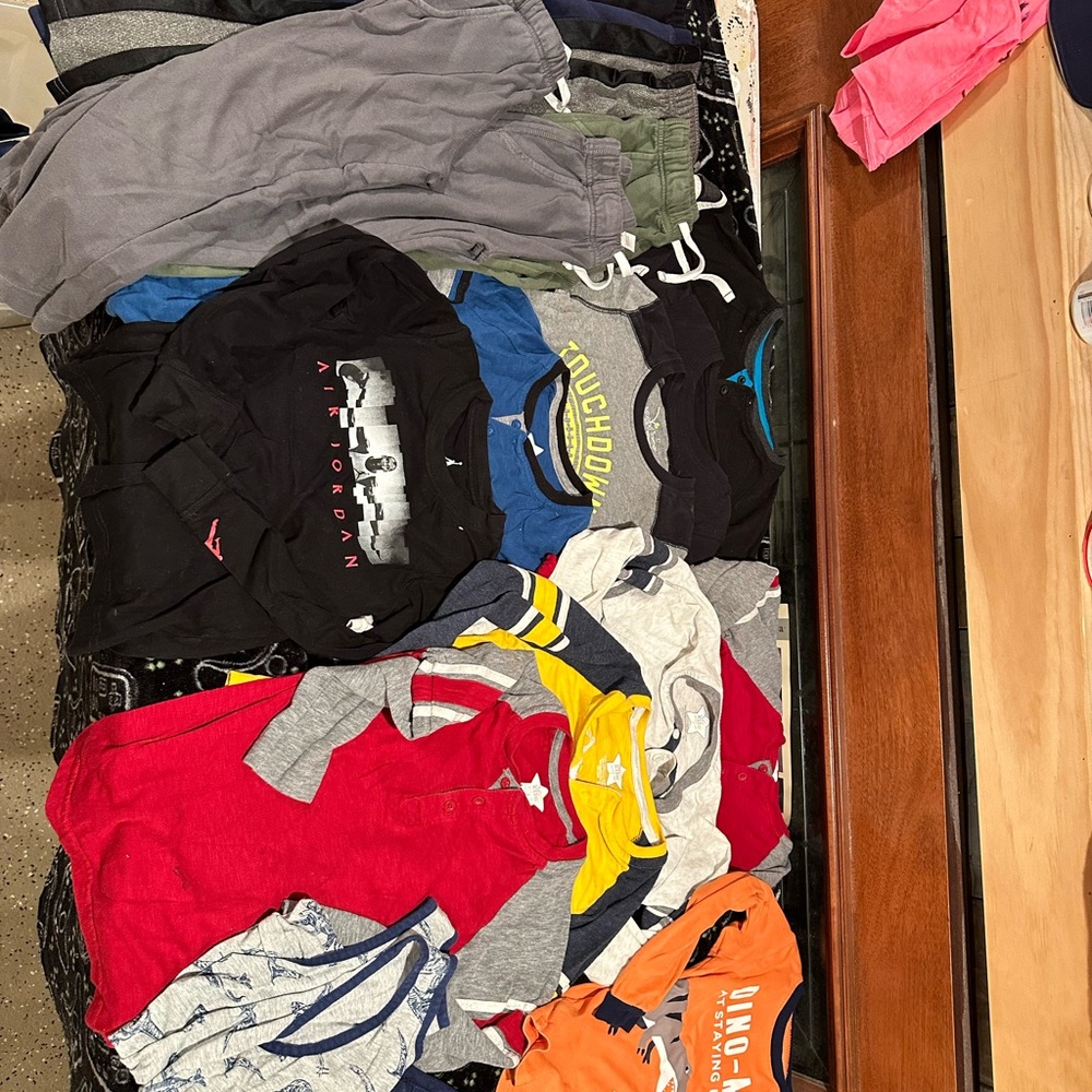 Lot of boys size 7 clothes